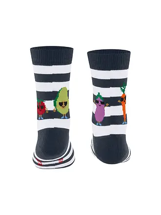 FALKE | Chaussettes fille sable chiné | dunkelblau